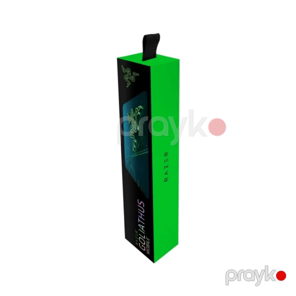 Razer Mouse Pad Goliathus Mobile, S (215x270x1.5mm), black-green (RZ02-01820200-R3M1) — Klaviaturalar və siçanlar, Bakı (3)