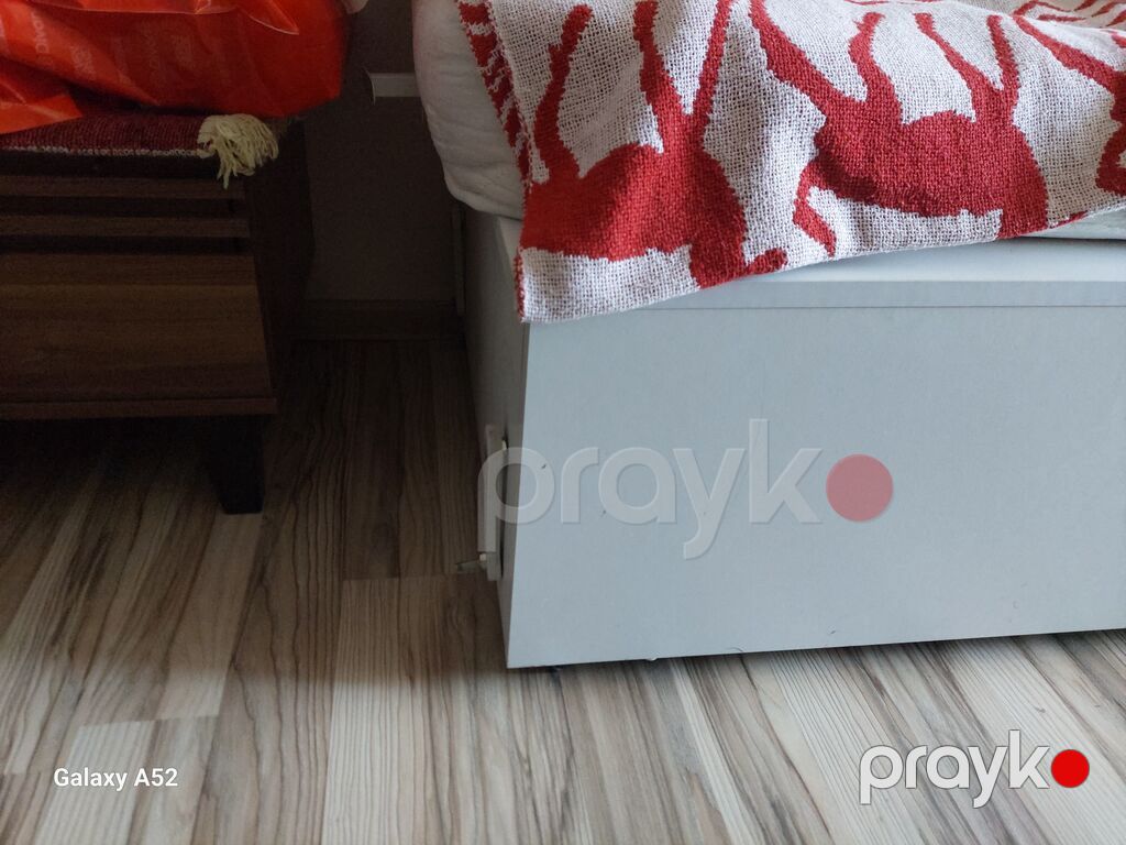 Ağ rəngli taxta oturacaq-sandıq (saxlama çemodanı) - Material — Pul qutusunun və şkatulyalar, Bakı (3)