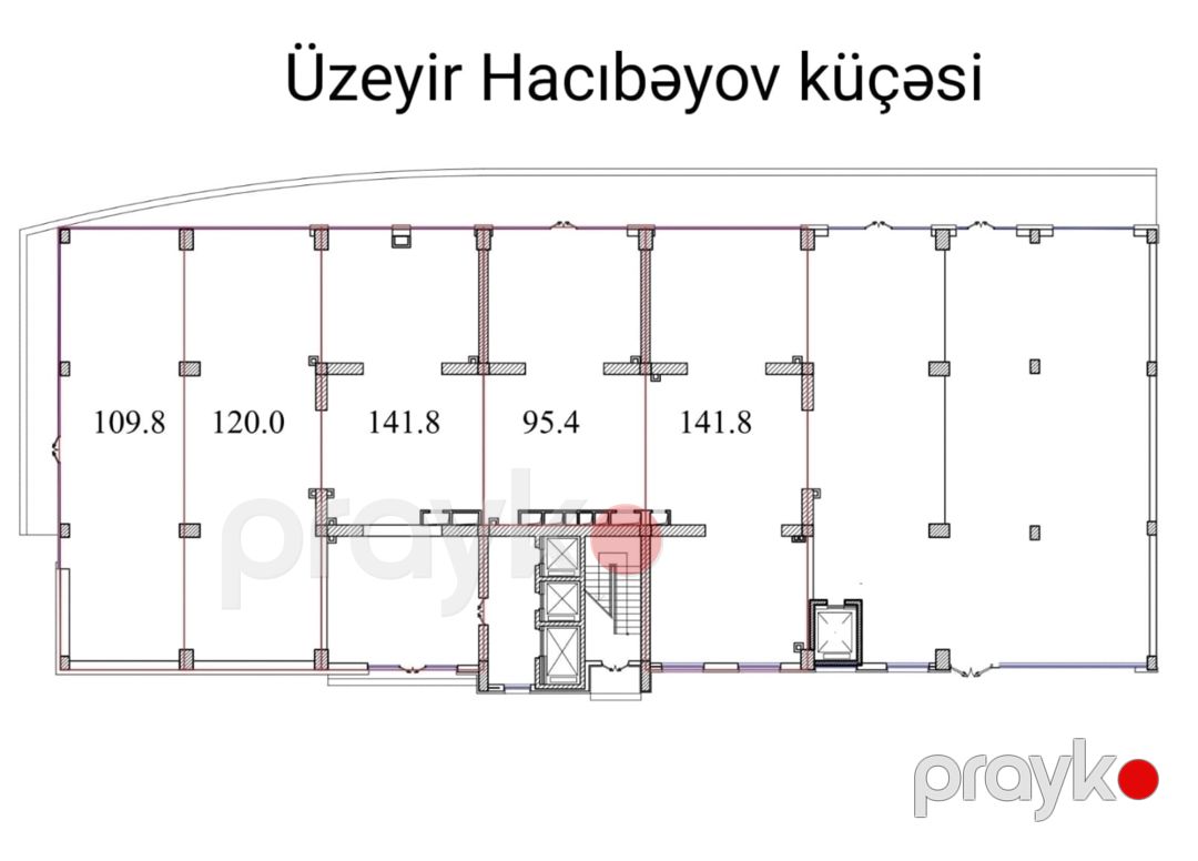 İcarəyə verilir obyekt 110 m² — Əmlak, Bakı (6)