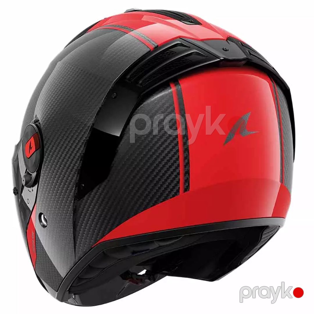 Motosikl dəbilqəsi Shark RS Jet Carbon Skin Red M — Mallar, Bakı (2)