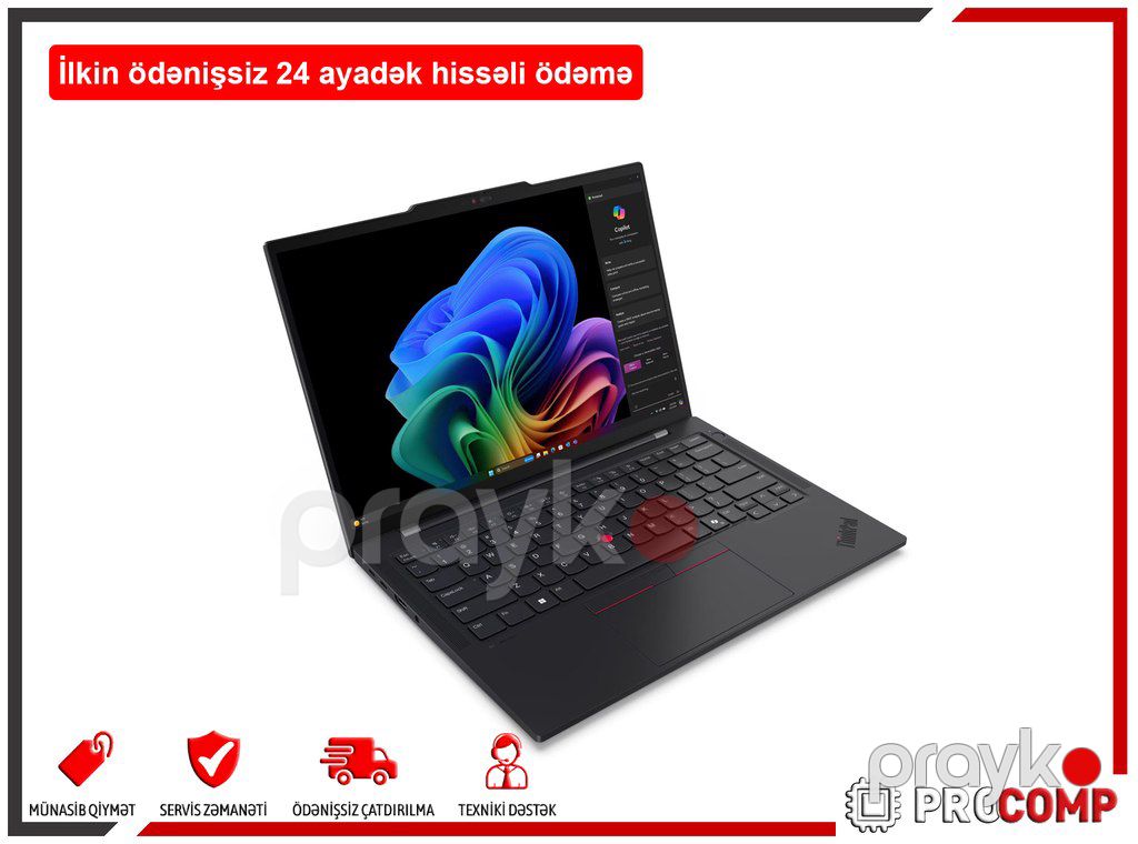 Laptop "Lenovo ThinkPad T14s Gen 6 21N1000DRT" — Noutbuklar, Bakı (3)
