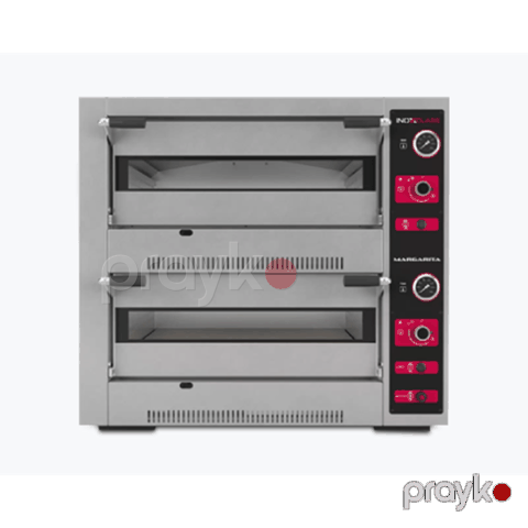İnoxClass Pizza Fırını 30 Sm 4+4 Qazlı — Bakı