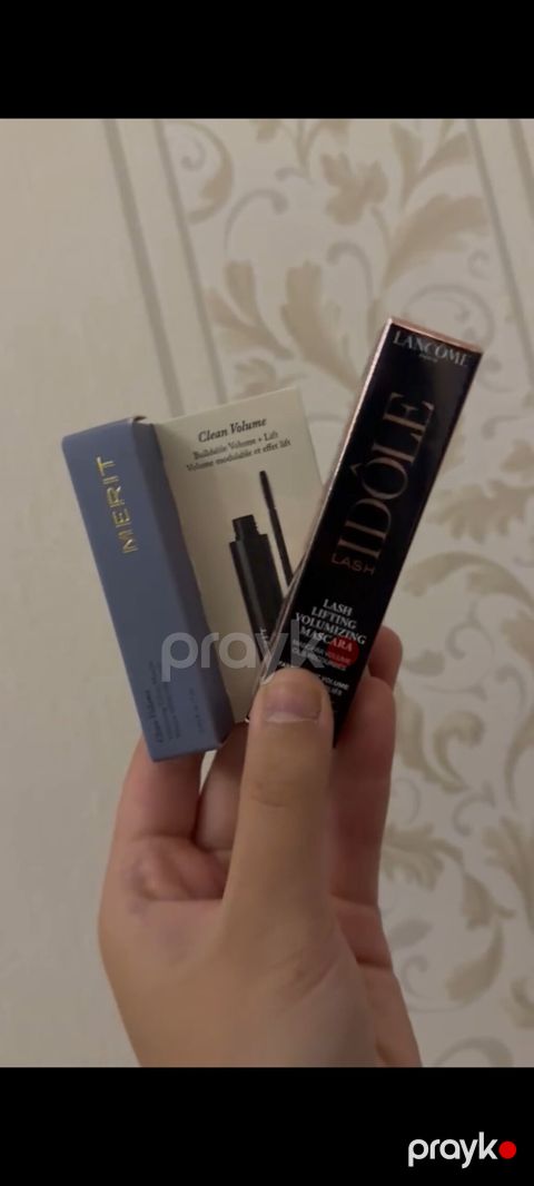 Məhsul: Dodaq və kirpik üçün kosmetika seti - Lancôme Lash Idôle — Qobu