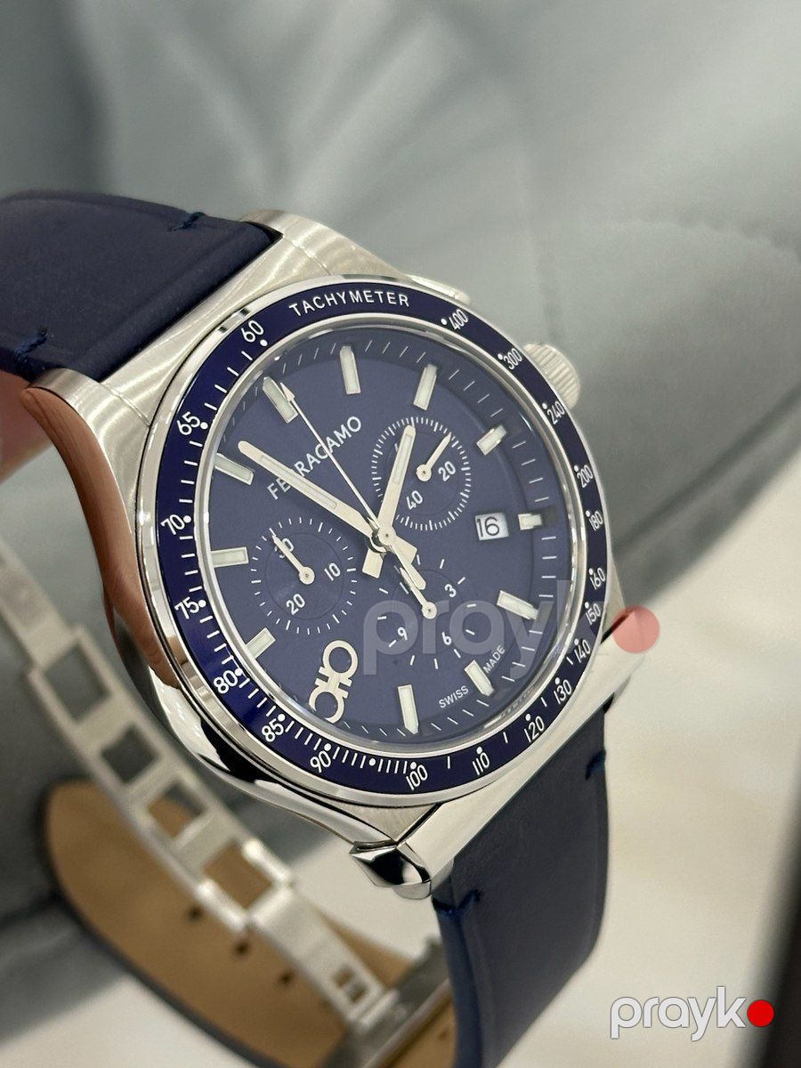 "Salvatore Ferragamo 1927 Chrono" qol saatı — Şəxsi əşyalar, Bakı (3)