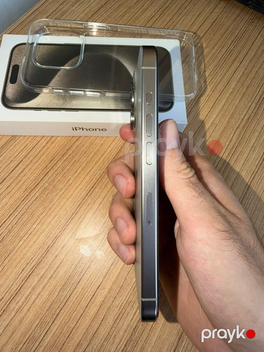 Apple iPhone 15 Pro Natural Titanium 256GB/8GB — Smartfonlar, Bakı (3)