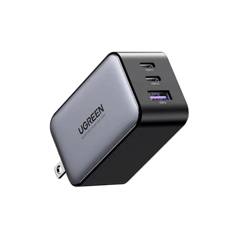 Adapter başlığı Ugreen GaN 65W Fast Charger (3-Port) — Mallar, Bakı (2)