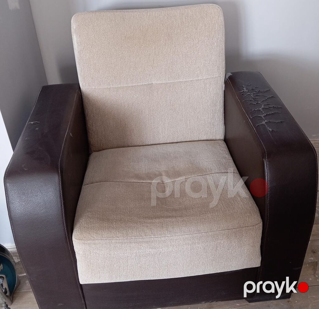 Köşe dəsti – divan + 2 kreslo - Tərkib: 1 ədəd üçnəfərlik divan və 2 — Yumşaq mobilya dəstləri, Bakı (2)