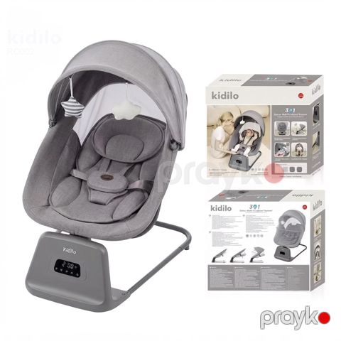 Yelləncək-kreslo Kidilo RC002, 0+, 12 kq qədər, boz — Bakı