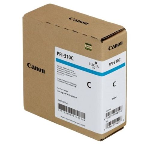 Canon PFI-310 Mavi (Cyan) Piqment Kartric — Bakı