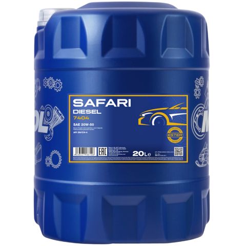 Mühərrik yağı Mannol Safari SAE 20W-50 20L — Bakı