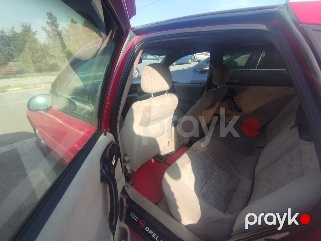 Opel Vectra B, qırmızı rəng, sedan/götürmə tipli kuzov (5 qapı) — Avtomobillər, Qobu (6)