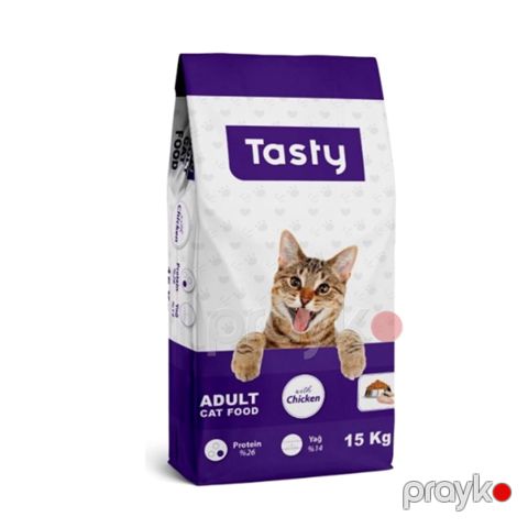 Quru yem pişiklər üçün Tasty toyuq dadı ilə, 15 kq — Bakı