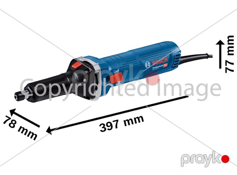 Düz pardaqlama maşını Bosch Professional GGS 30 LS (0.75 kVt, 50 mm) (06012B5020) — Təmir və inşaat, Bakı (2)