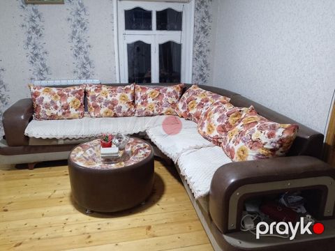 Künc divan dəsti - Model: L formalı künc divan və uyğun dairəvi — Mingəçevir