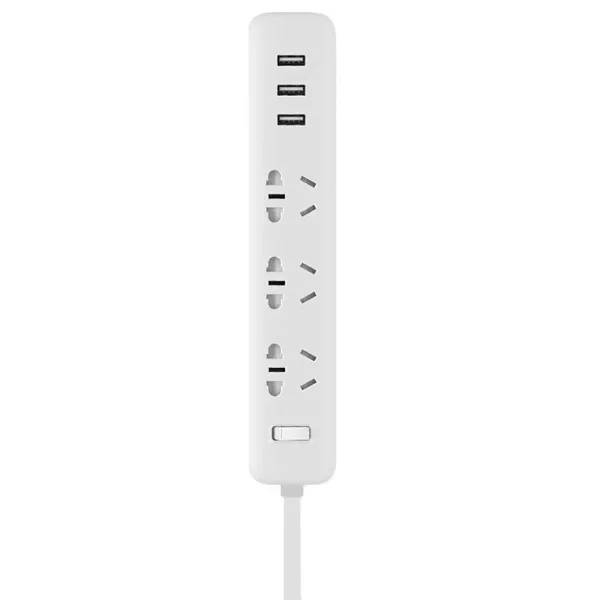 Uzatma kabeli Mi Power Strip with 3 Ports USB-2A Fast Charge White (BHR6859CN) — Bakı