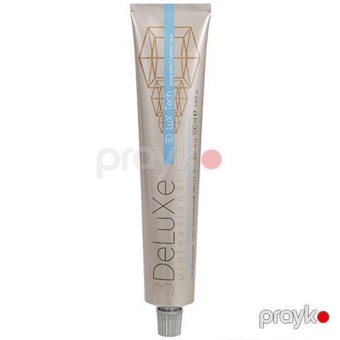 Saçlar üçün boya 3Deluxe Professional 6.1 Tünd sarışın kül, 100 ml — Bakı