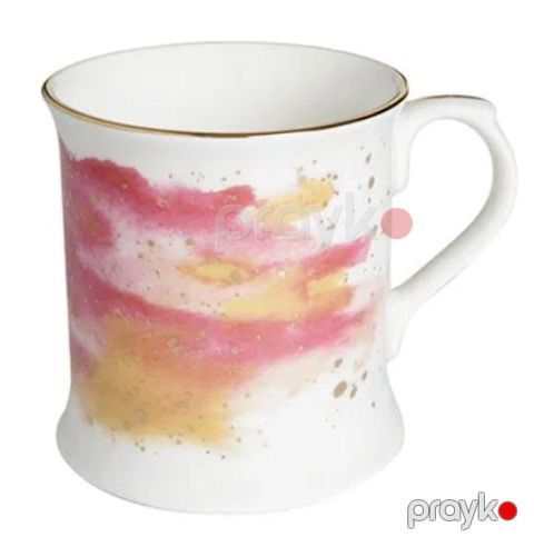 Krujka Porland Cosmos Desen1, farfor, ağ, 380 ml — Bakı
