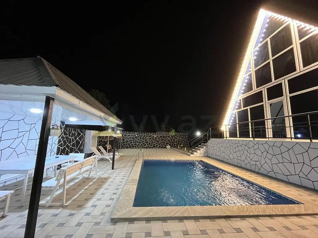 4 otaqlı Həyət evi Kirayə, Qəbələ — Ev, villa, Qəbələ (10)