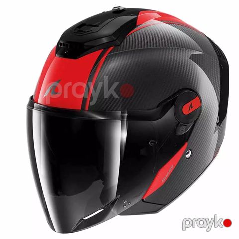 Motosikl dəbilqəsi Shark RS Jet Carbon Skin Red M — Bakı