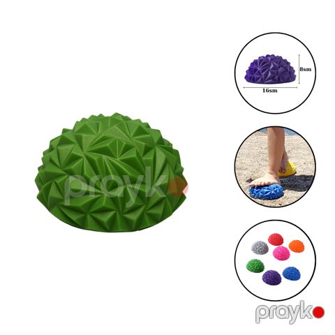 Yarıyumru massaj topu ayaqlar üçün Gymnic 1022 PVC, yaşıl, 16 sm — Bakı