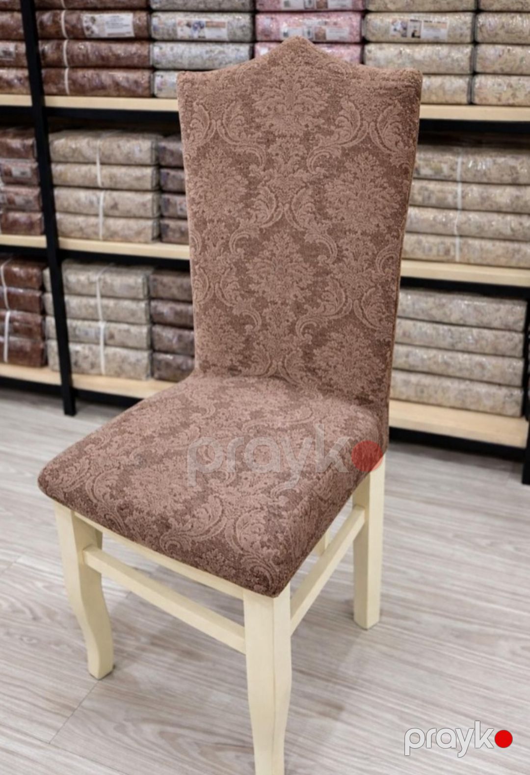 Çexol dəsti stul üçün JS-267, jakkard, qəhvəyi, 60x70 sm, 6 əd — Mallar, Bakı (2)