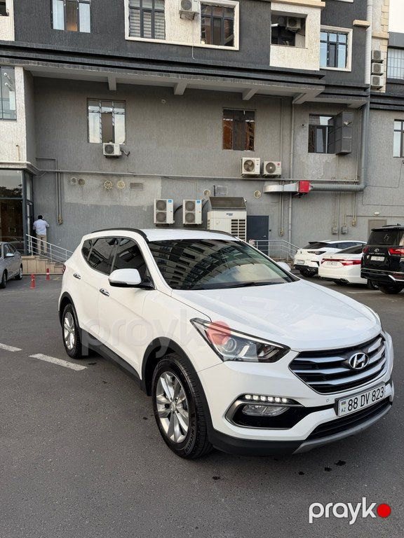 Hyundai Santa Fe, 2.0 L, 2018 il, 145 000 km — Avtomobillər, Bakı (9)