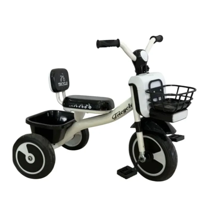 AYKN-619 Üçtəkərli Uşaq Velosipedi Qara Ağ 1-6 Yaş — Bakı