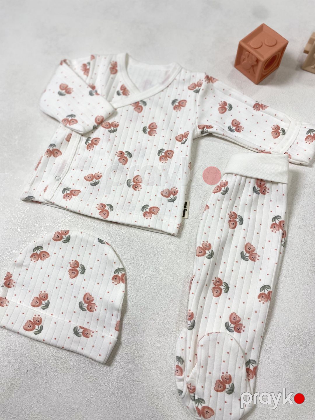 Yenidoğulmuş üçün dəst, pambıq, 5 əşya, 0-3 ay — Mallar, Bakı (2)