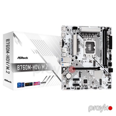 Ana plata “AsRock B760M-HDV/M.2 DDR5” (B760M-HDV/M.2) — Bakı