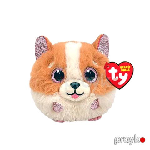 Yumşaq oyuncaq TY Tanner - dog brown/white ball, 3+ yaş — Bakı