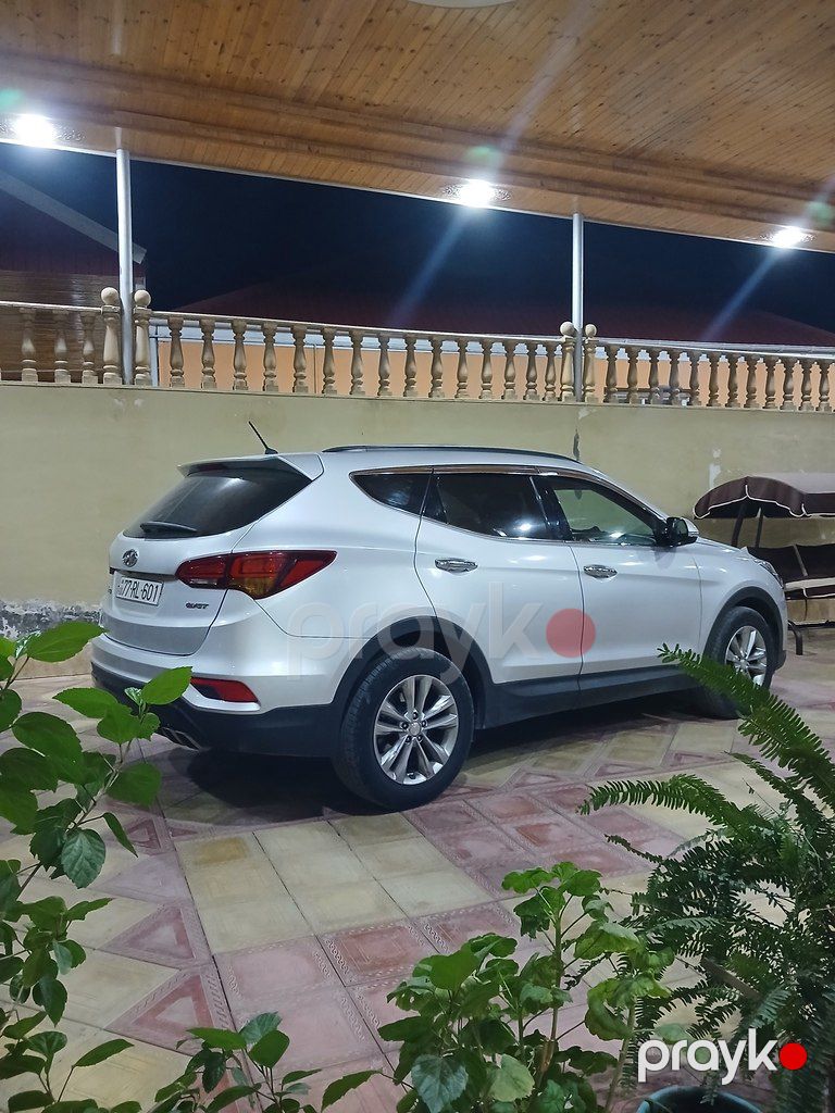 Hyundai Santa Fe, 2.0 L, 2016 il, 260 000 km — Avtomobillər, Gəncə (4)