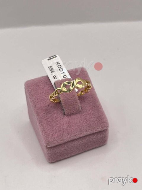 Üzük qadınlar üçün 401636717, qızıl 585 əyar, ölçü 17.5 — Bakı
