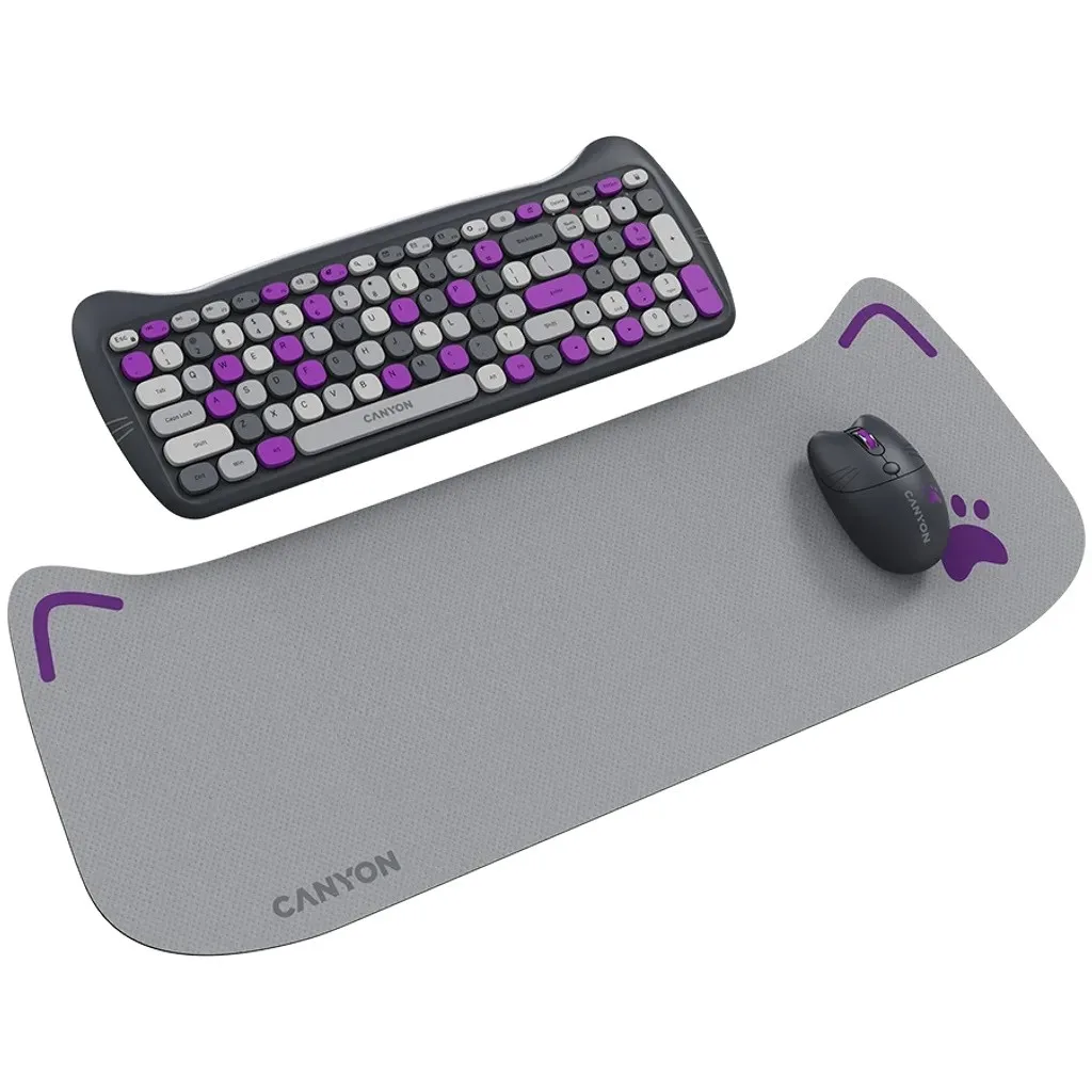 Klaviatura Canyon HSET-W6 Violet (CNS-HSETW6VT) — Mallar, Bakı (5)
