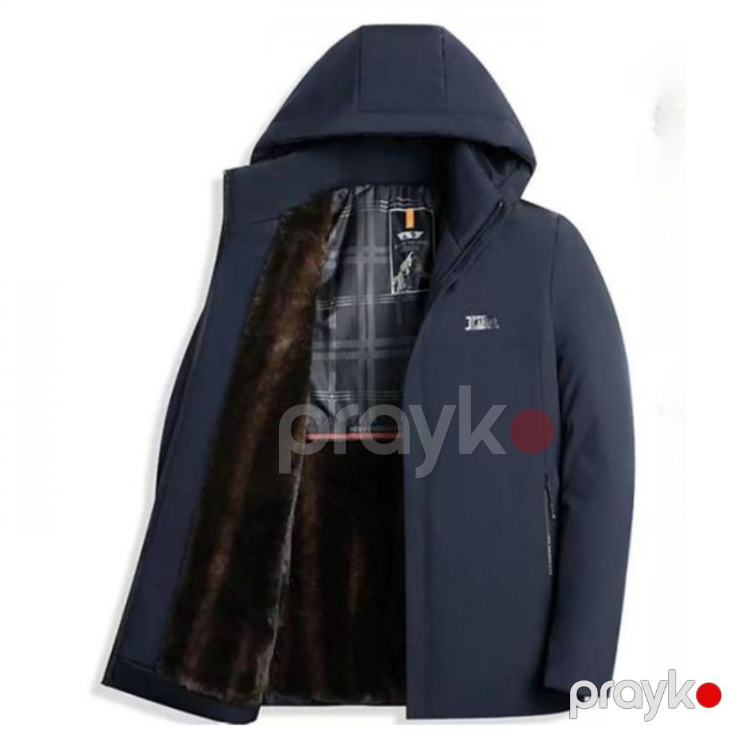 Kişilər üçün qış gödəkçəsi EB_1197, göy, poliester, ölçü M — Mallar, Bakı