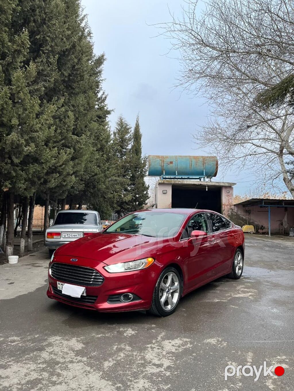 Ford Fusion sedan - Kuzov: sedan, qırmızı rəng - Mühərrik: EcoBoost — Avtomobillər, Ağdaş (2)