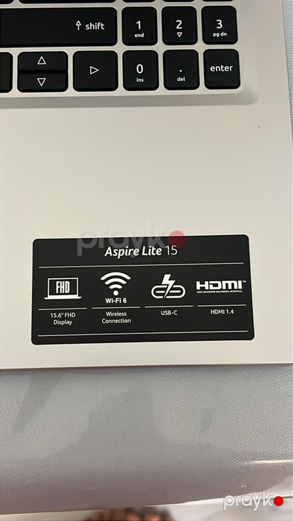 Acer Aspire Lite 15 noutbuku - Model: Aspire Lite 15 (15.6") - Ekran — Acer, Masazır (4)