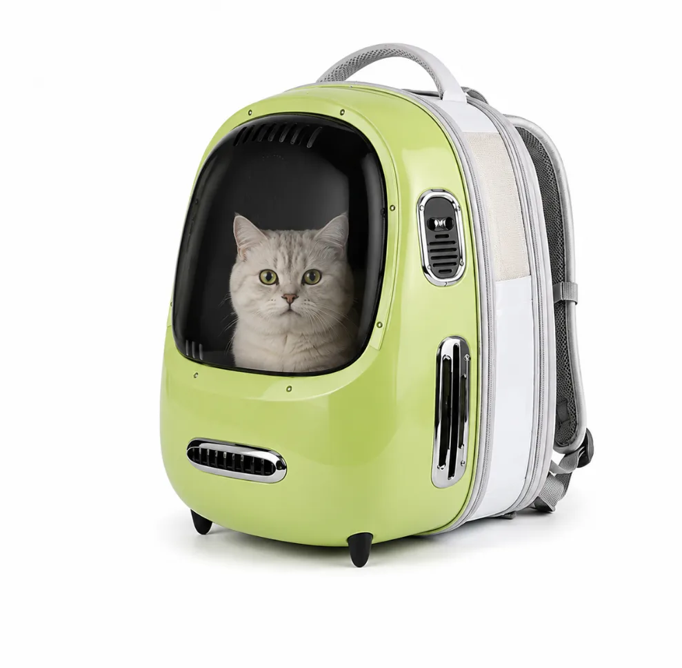 Petkit Breezy 2 Smart Cat Carrier Green (P7704 Green) — Mallar, Bakı (3)