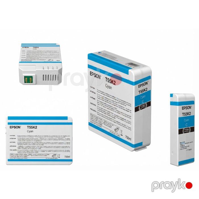 Epson T55K200 C13T55K200 Cyan Original Mürəkkəb Kartrici 700 ml — Elektronika, Bakı (2)