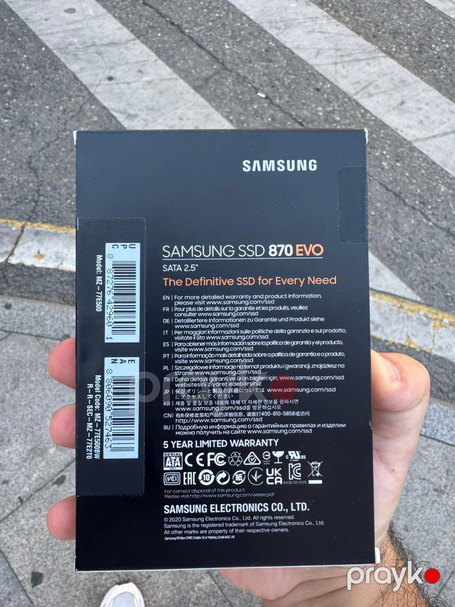 Samsung 870 EVO 500GB SSD – Sata 2.5” — Kompüterlər və noutbuklar, Bakı (2)