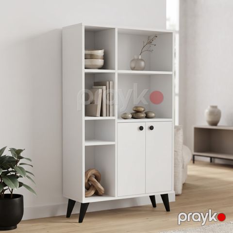 Şkaf 2791674, Ldsp, ağ, 140x80x30 sm — Bakı