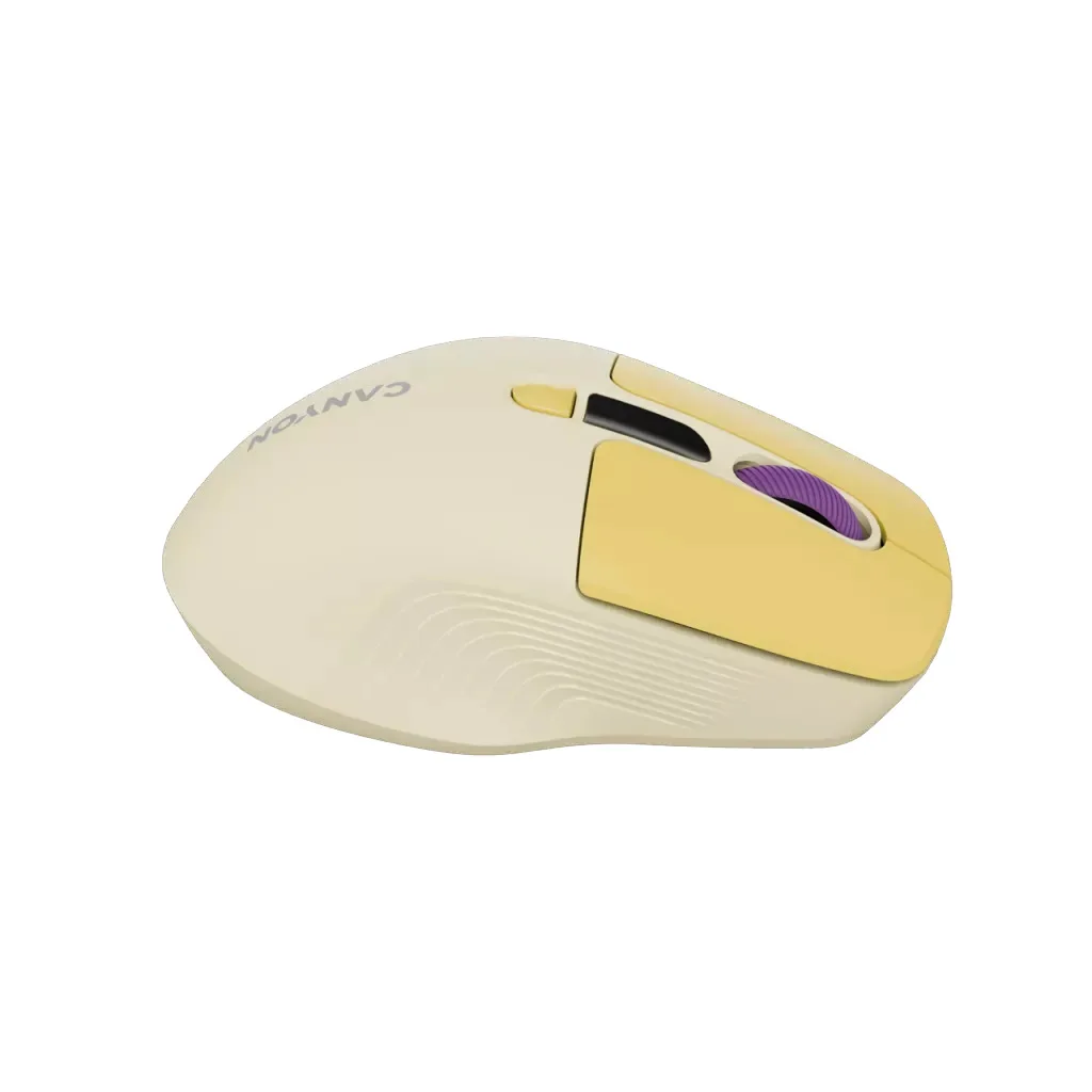 Mouse Canyon MW-26 LCD Silent Dual Mode Wireless Yellow — Mallar, Bakı (2)