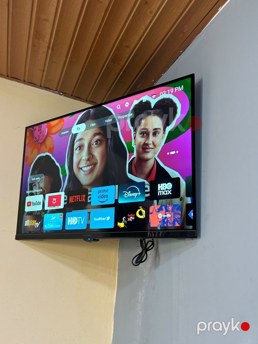 Hoffmann Smart TV – divara quraşdırılmış, nazik çərçivəli model — Televizorlar, Ceyranbatan (2)