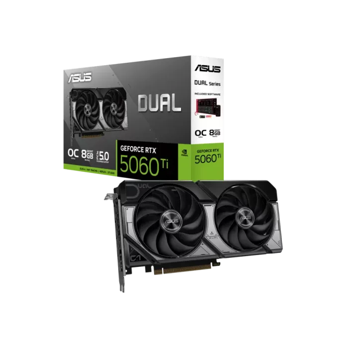 ASUS Dual GeForce RTX 5060 Ti 8GB GDDR7 OC Edition 90YV0MP2-M0NA00 Videokart — Bakı