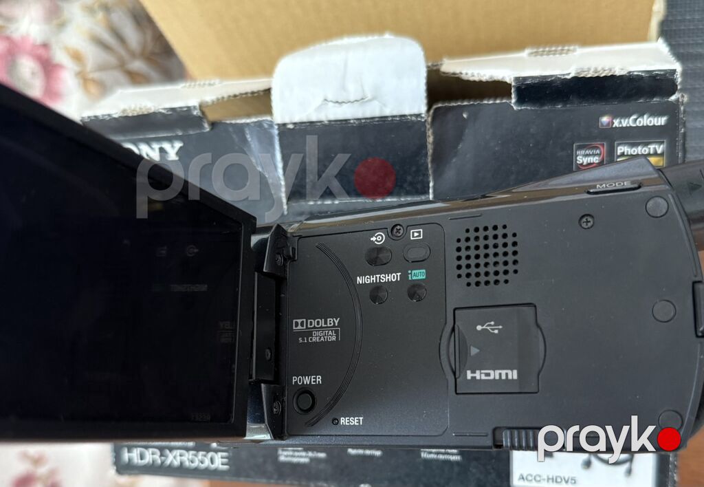 Sony Handycam HDR-XR550E videokamera - Full HD 1080 Avchd video — Video kamera, Digah (3)