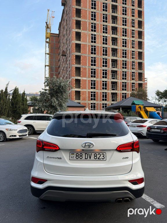 Hyundai Santa Fe, 2.0 L, 2018 il, 145 000 km — Avtomobillər, Bakı (4)