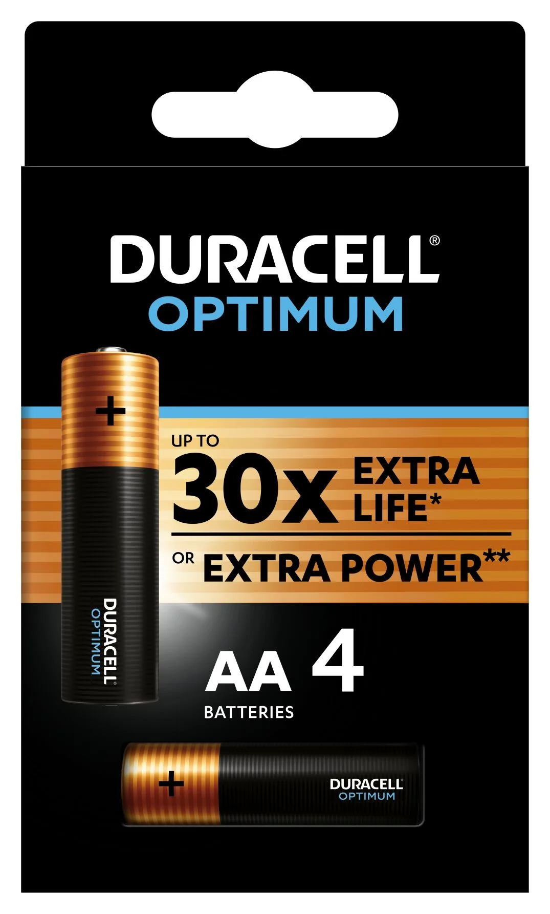 Duracell Optimum 2A Kx4 (20) new — Bakı