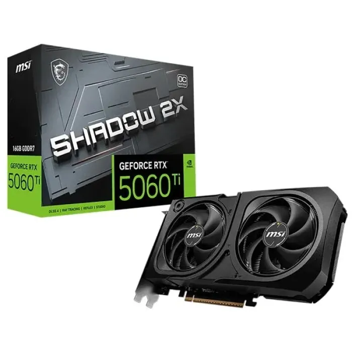 MSI GeForce RTX 5060 Ti 16G Shadow 2X Videokart — Bakı