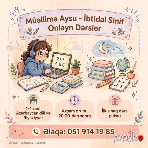 Online məşğələ keçirəm — Cəlilabad