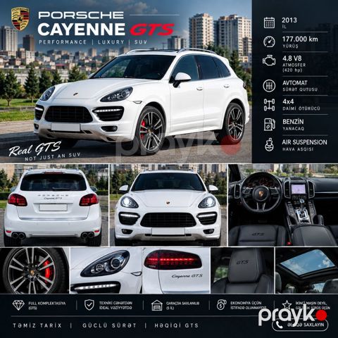 Porsche Cayenne GTS: 4.8 l 2013 il 179000 km Ofrouder/SUV — Bakı