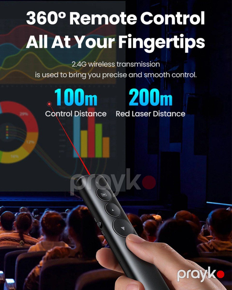 Prezentasiya üçün pult 50654 Ugreen Wireless Presenter LP479 — Səs texnikası, Bakı (2)